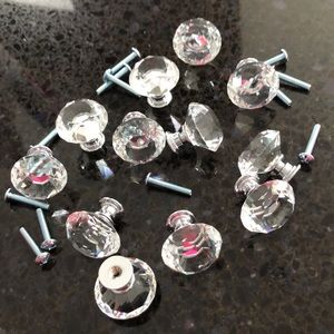 Crystal Knobs - Set of 12